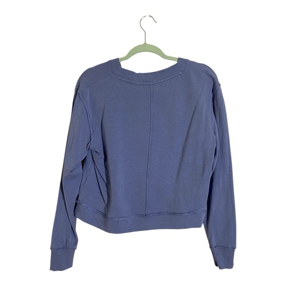 Blue Crop Sweatshirt - Picture 6 of 14